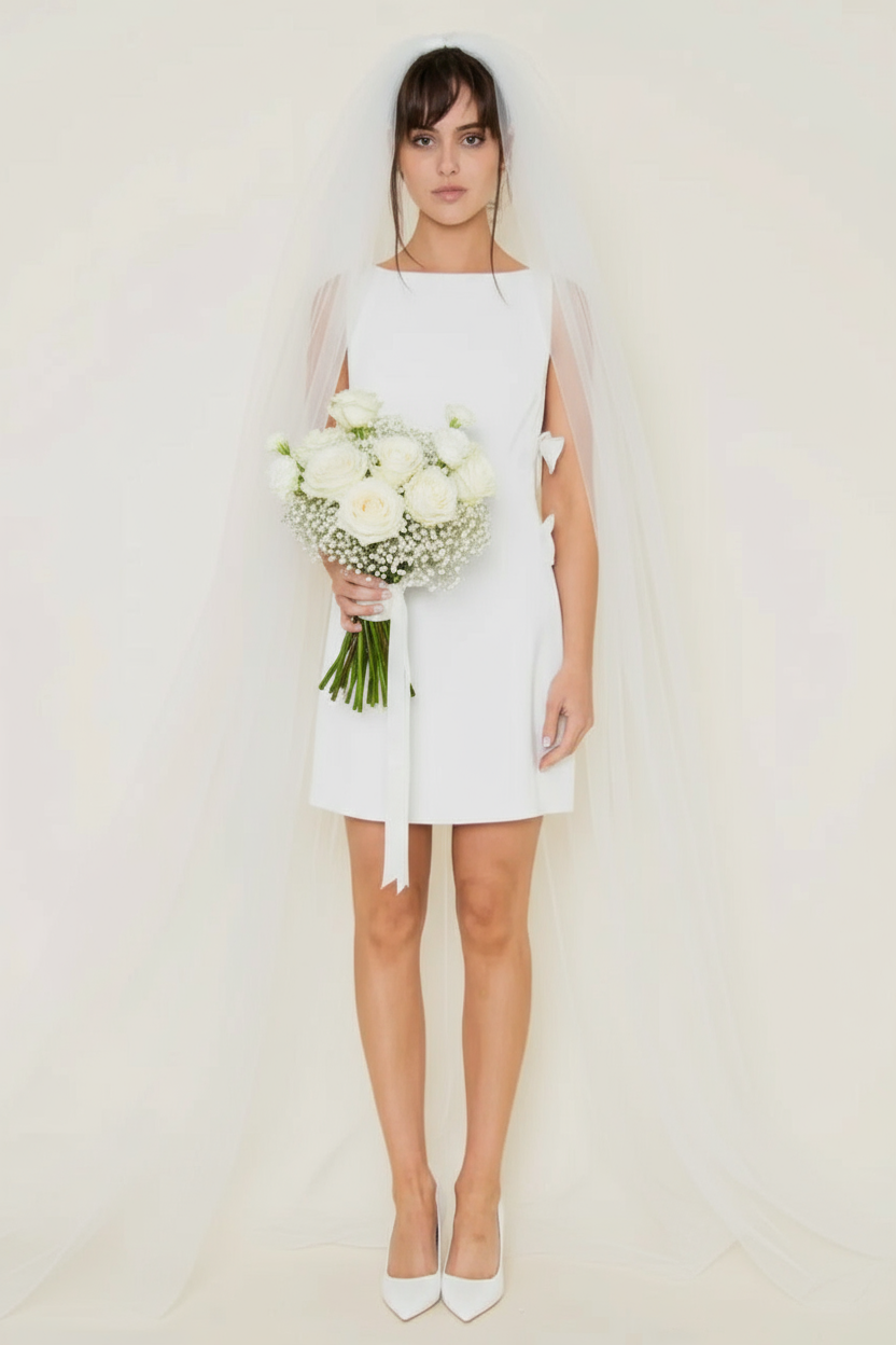 Bow Detail Cocktail Dress