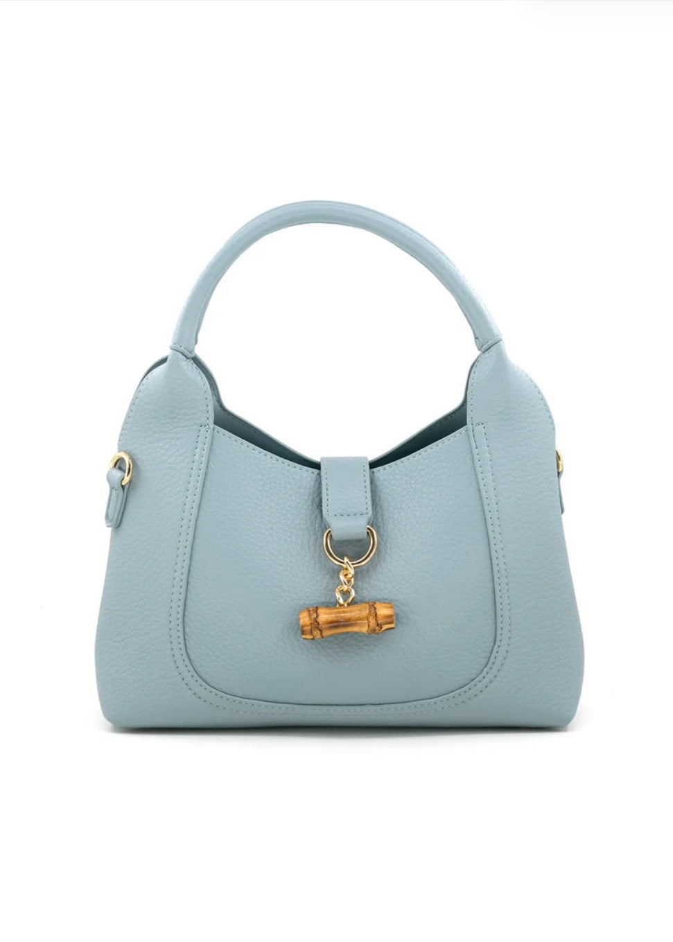The Jackie Satchel - Camel, Ivory, Powder Blue, Black