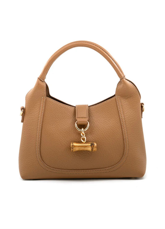 The Jackie Satchel - Camel, Ivory, Powder Blue, Black