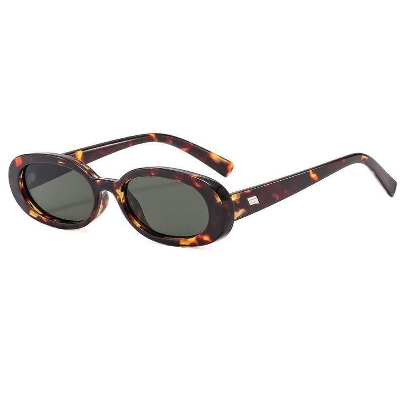 Retro Oval Sunglasses