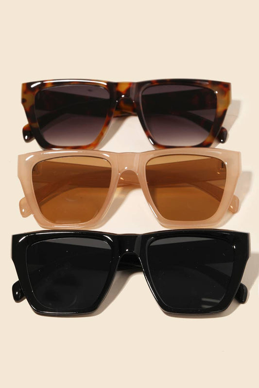 Square Frame Sunglasses - Assorted Colors