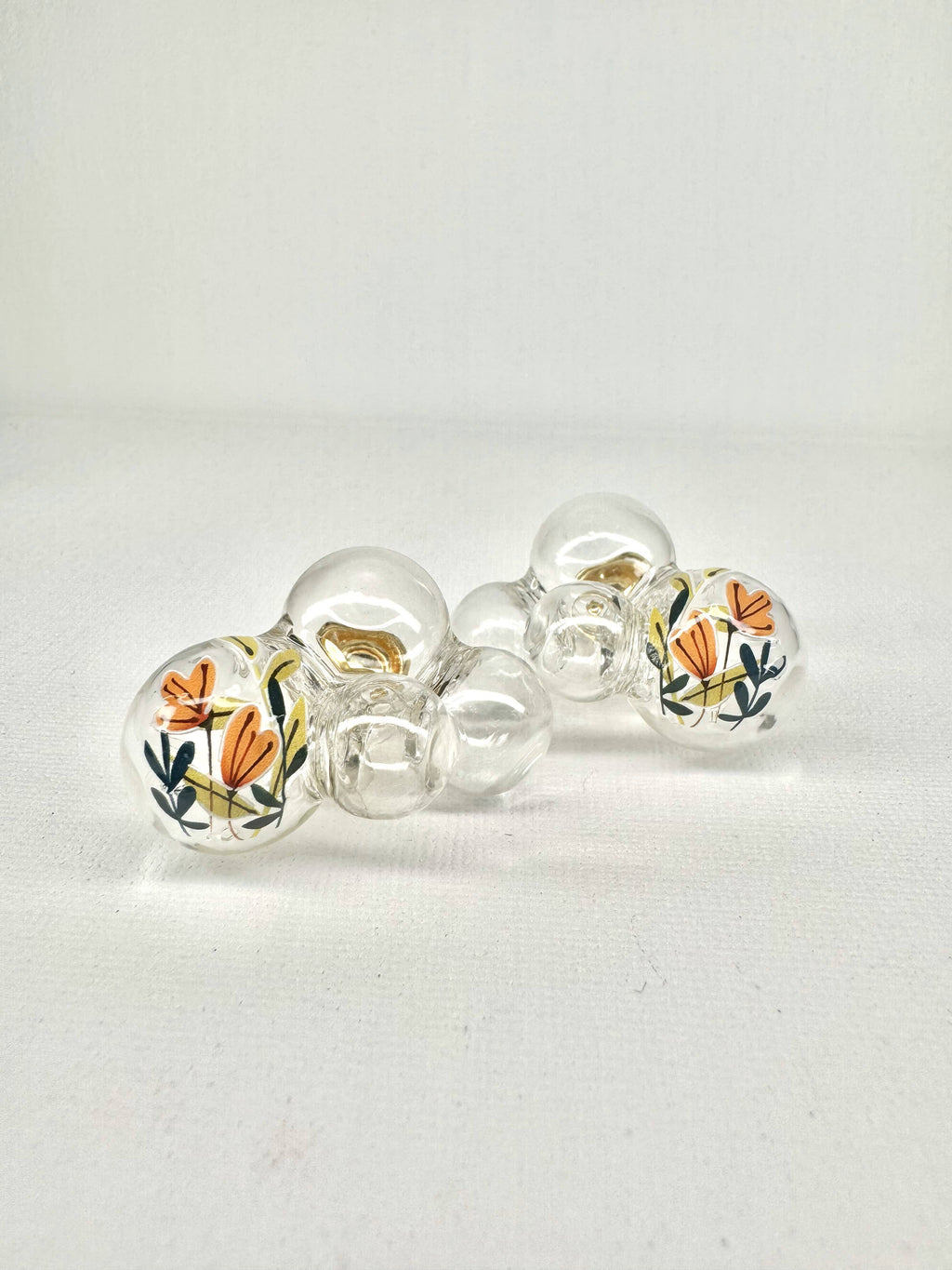 Blooming Bubbles Earrings - Orange Star Lilies