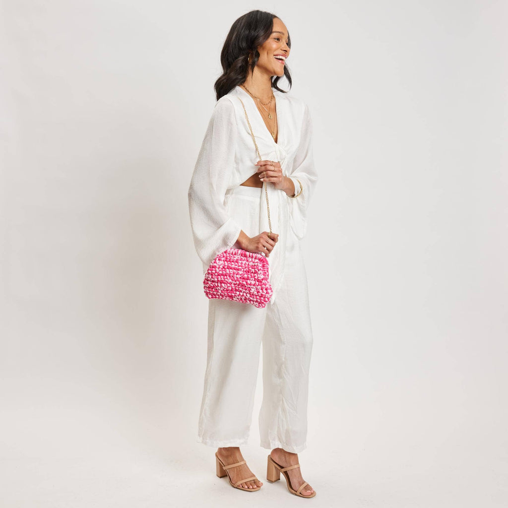 Raya Clutch - Hot Pink