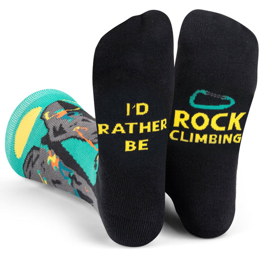 “I'd Rather Be Rock Climbing” Socks