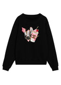 “Chanel Fashion” Sweatshirt - Black